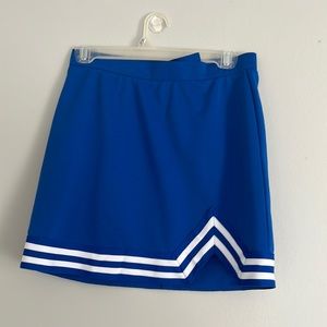 Blue Cheerleader Skirt